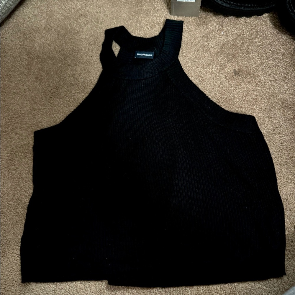 Black Brandy halter top tank